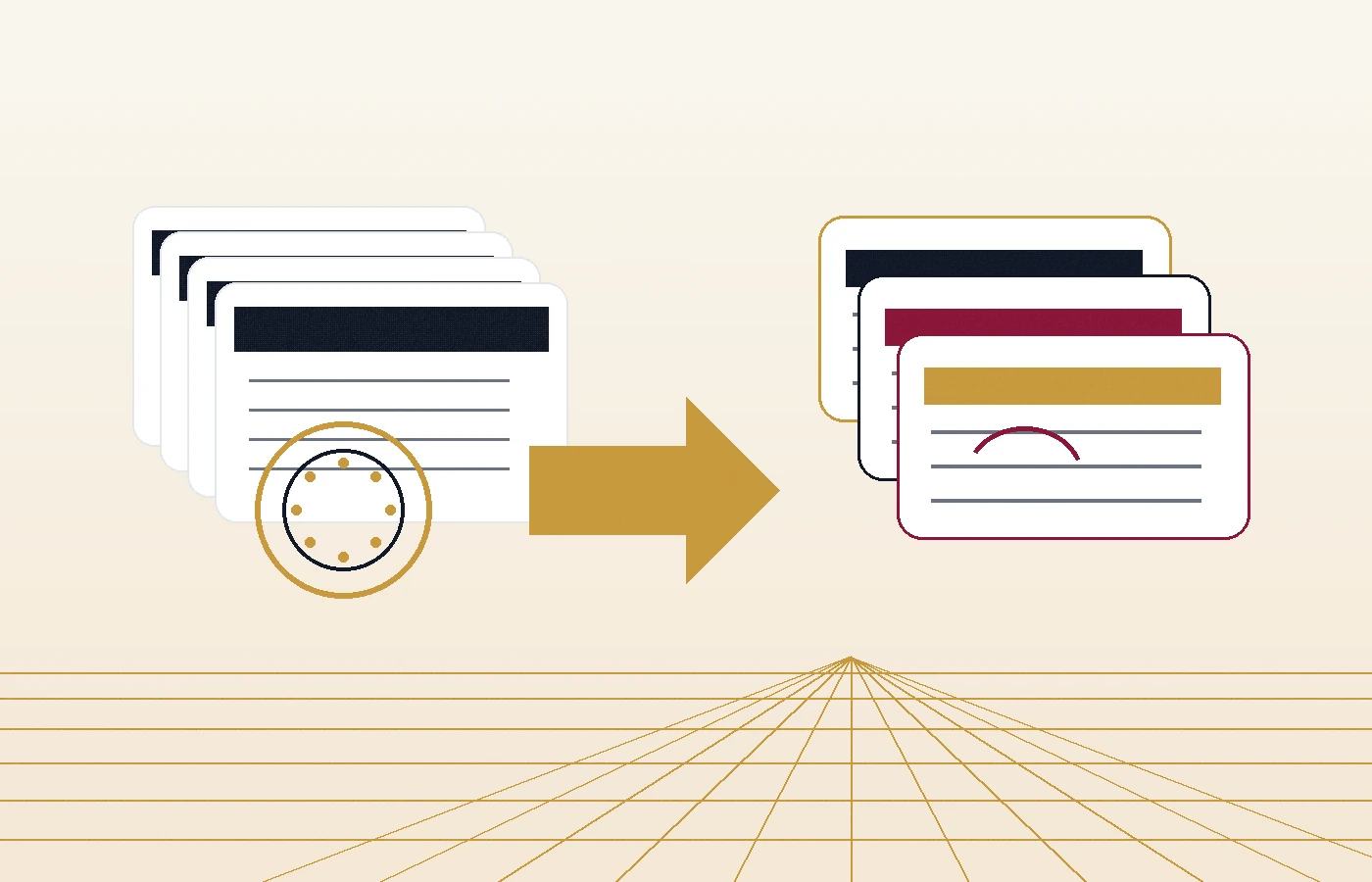 Visual representing the Ballroom Pages transition from ballroom community heritage to editorial learning guides.