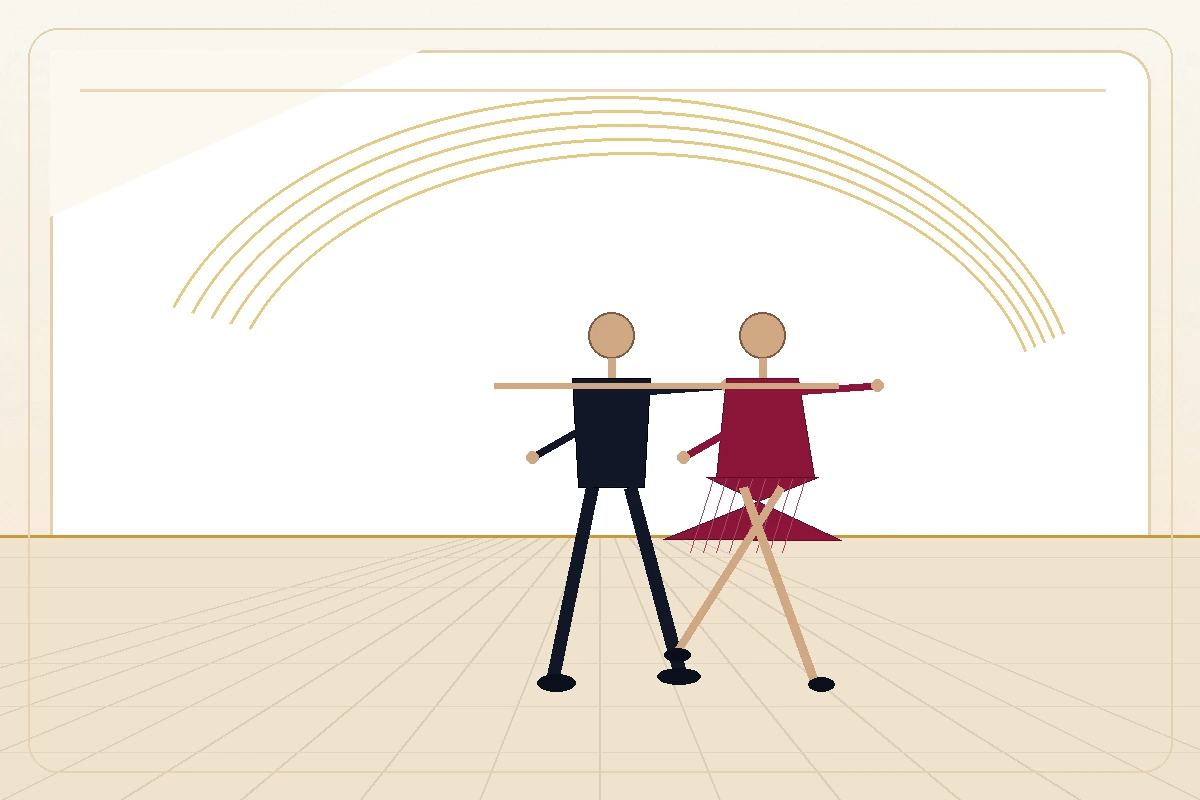 Standard ballroom playlist card for Waltz, Tango, Foxtrot, Viennese Waltz, and Quickstep.