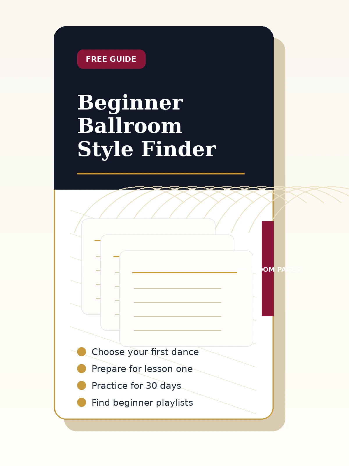 Cover of the Beginner Ballroom Style Finder download