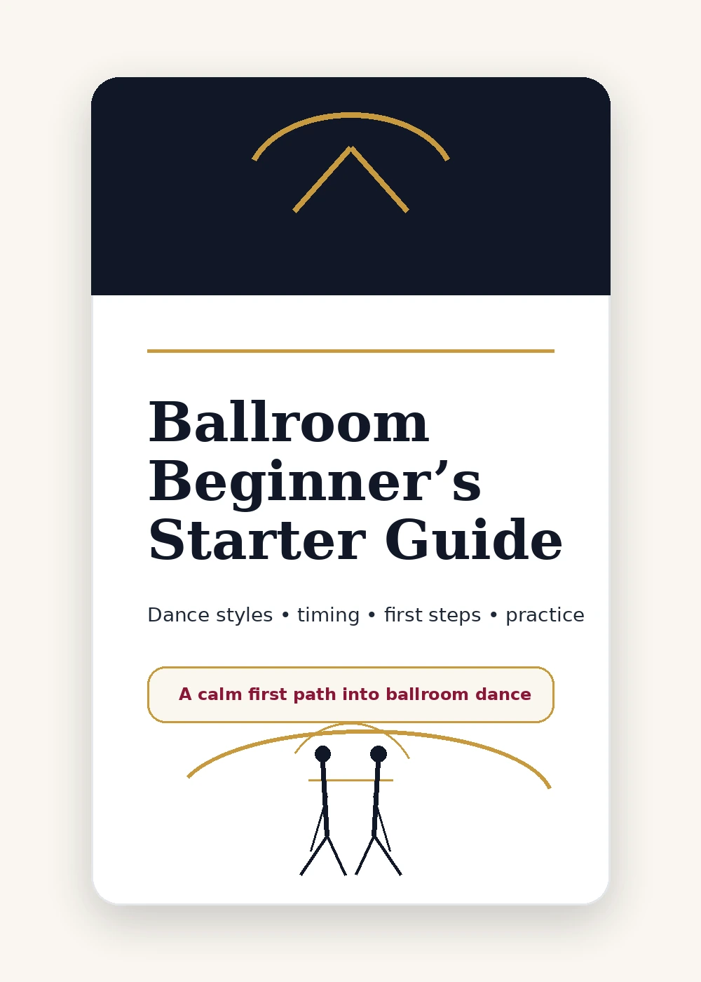 Cover mockup for the Ballroom Beginner&rsquo;s Starter Guide from Ballroom Pages.