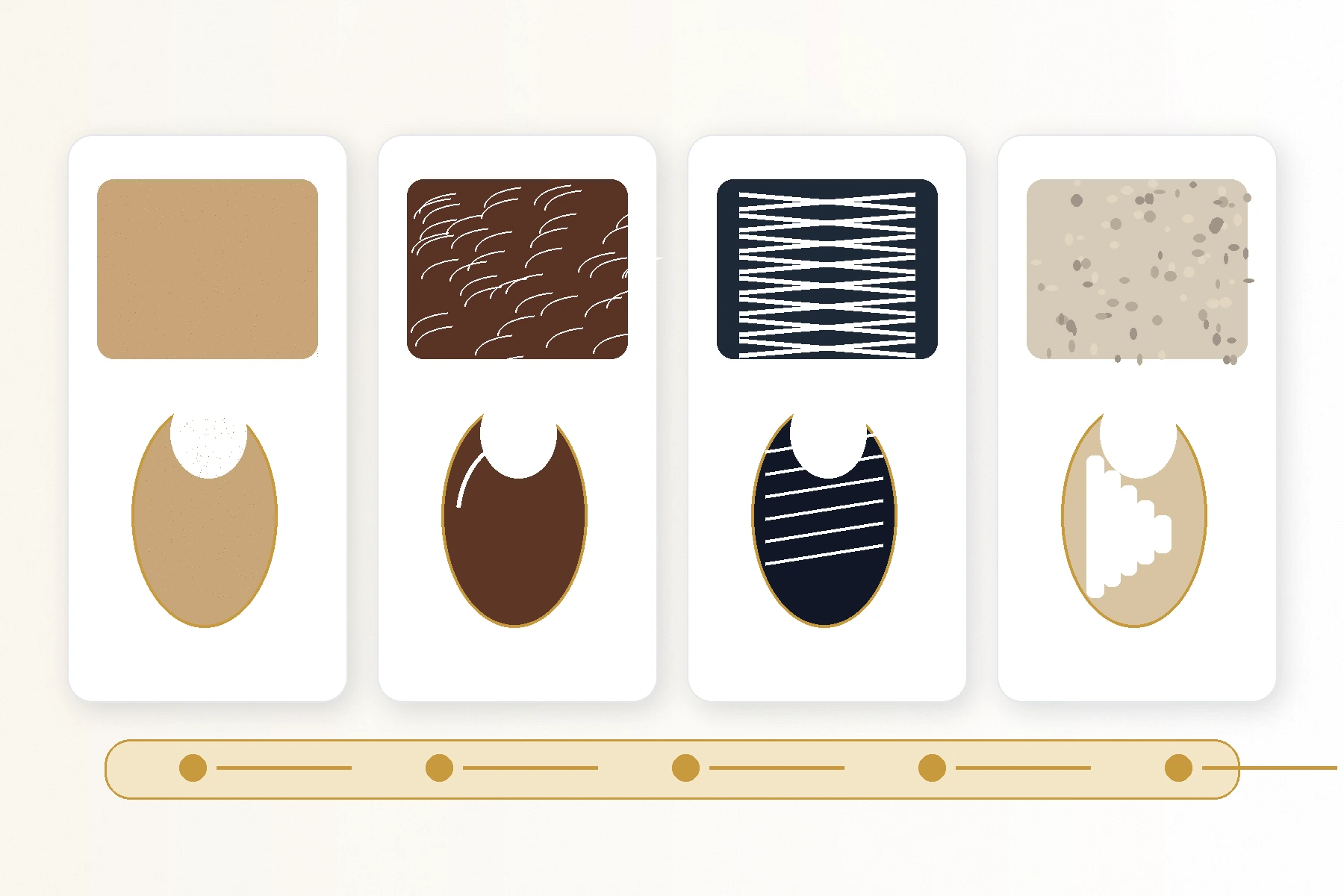 Educational comparison of suede sole, leather sole, rubber sole, and outdoor-friendly sole.